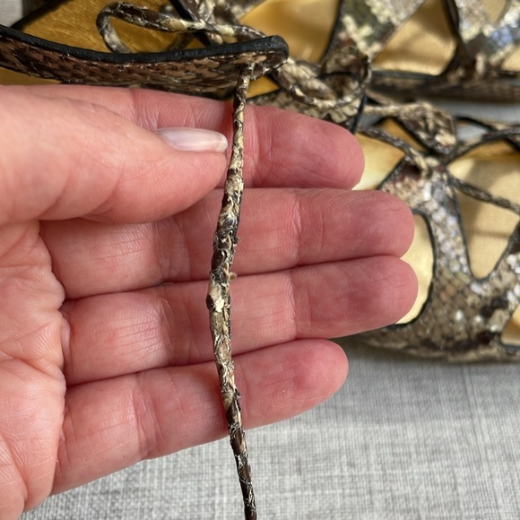 COACH vintage gladiator style python sandal size 9.5 - Picture 13 of 16
